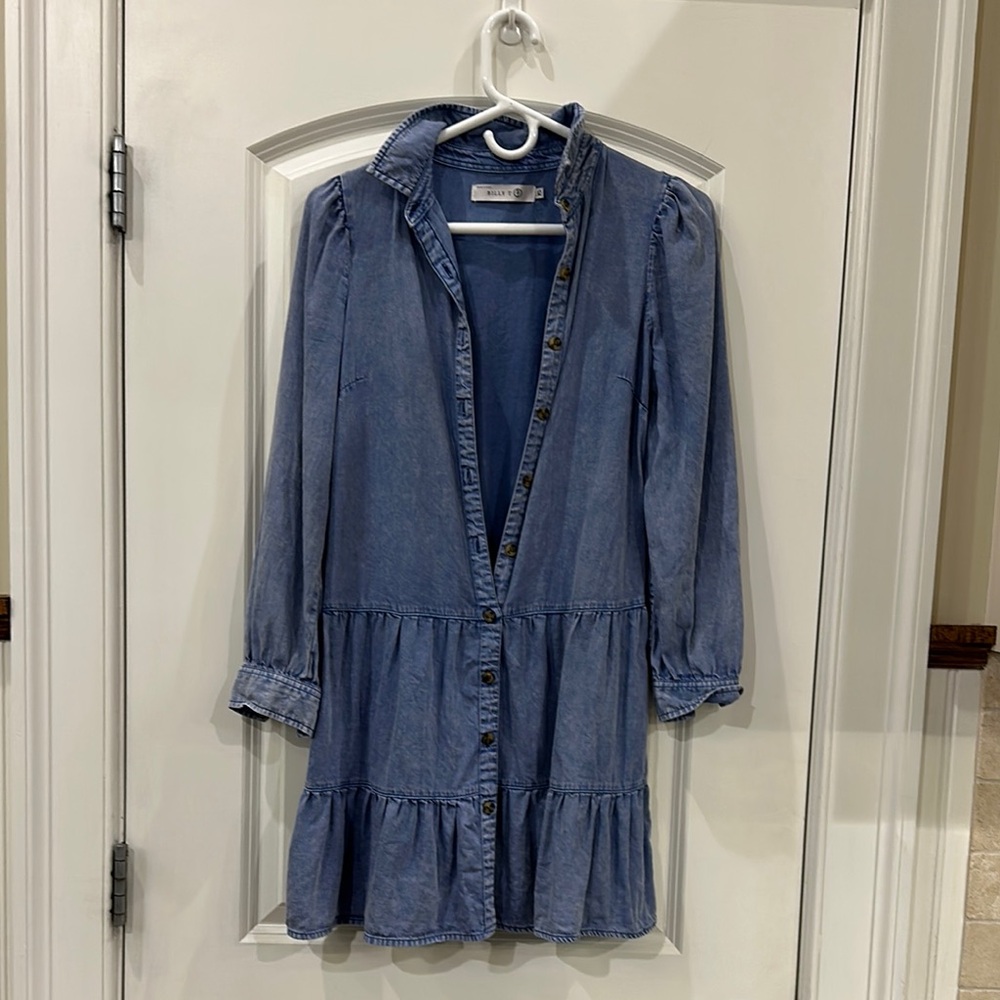 Billy T Light Blue Denim Dress
